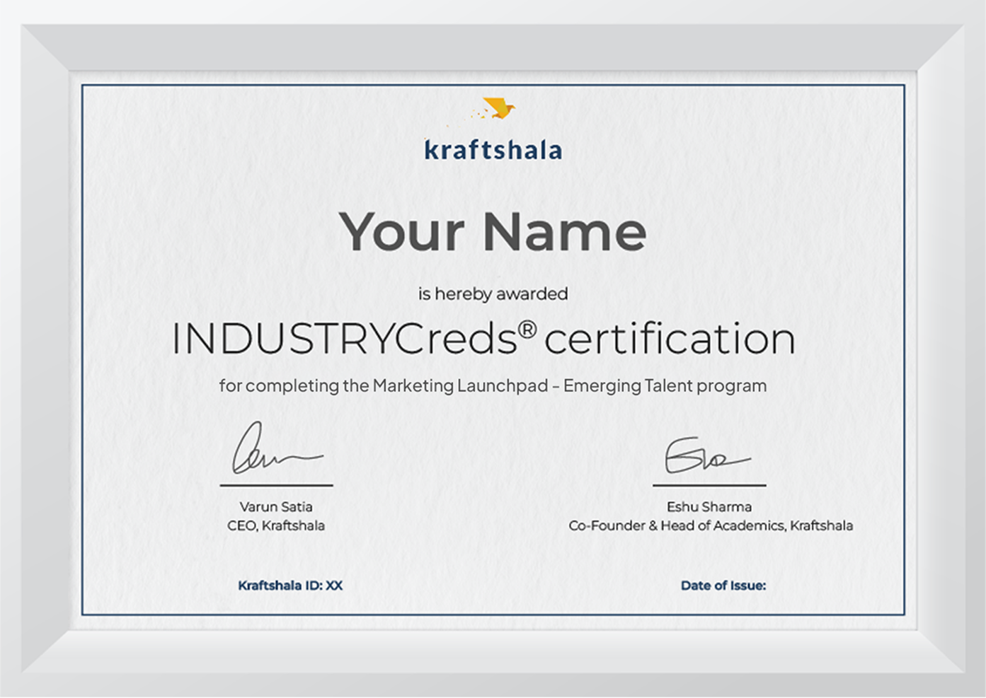 kraftshala_certificate